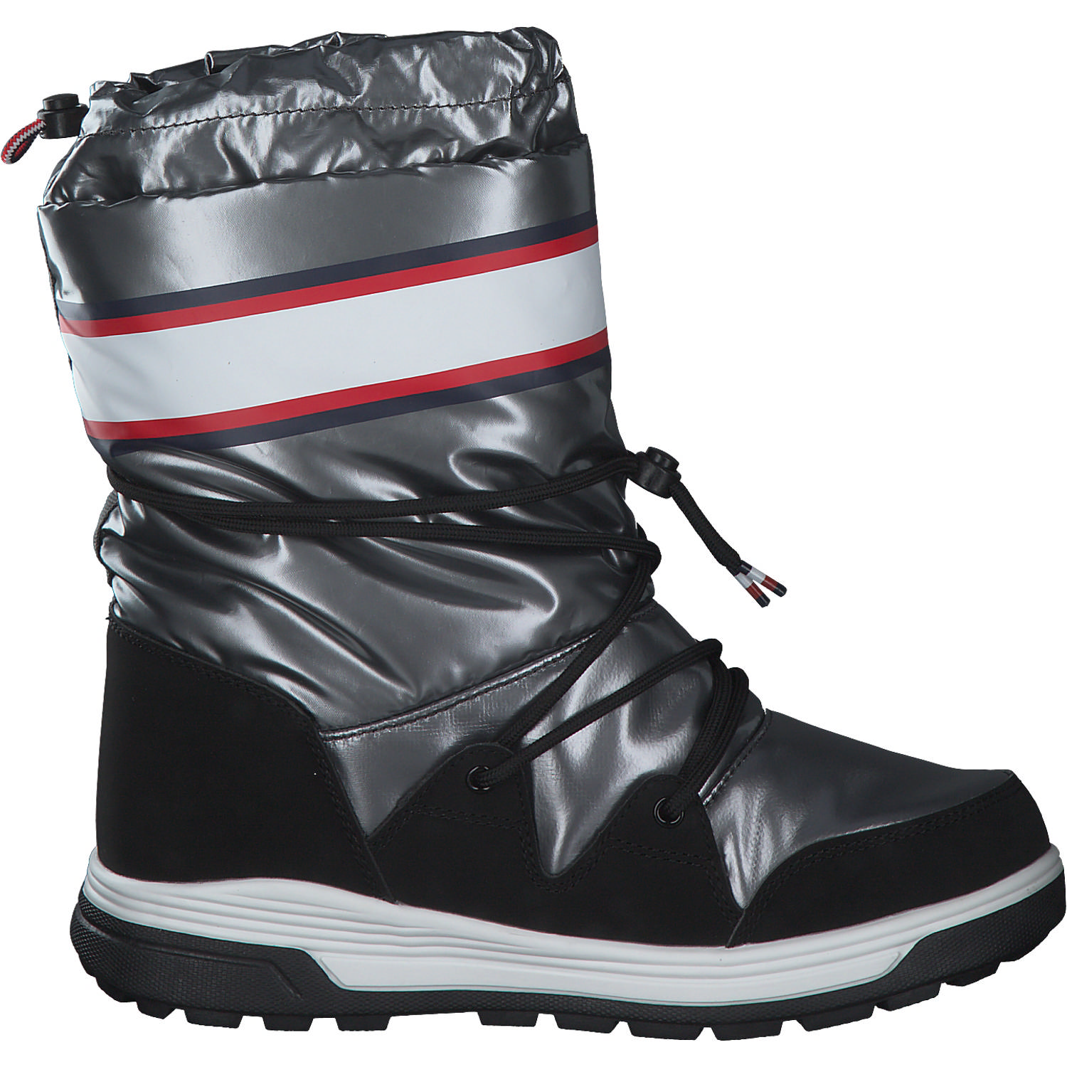 Tommy Hilfiger T3A6-32436, Winterstiefeletten, Kinder, dark silver