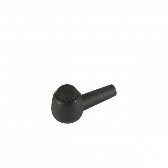 Mikrofongehäuse, schwarz Gehäuse mit Korb für Schwenkarm