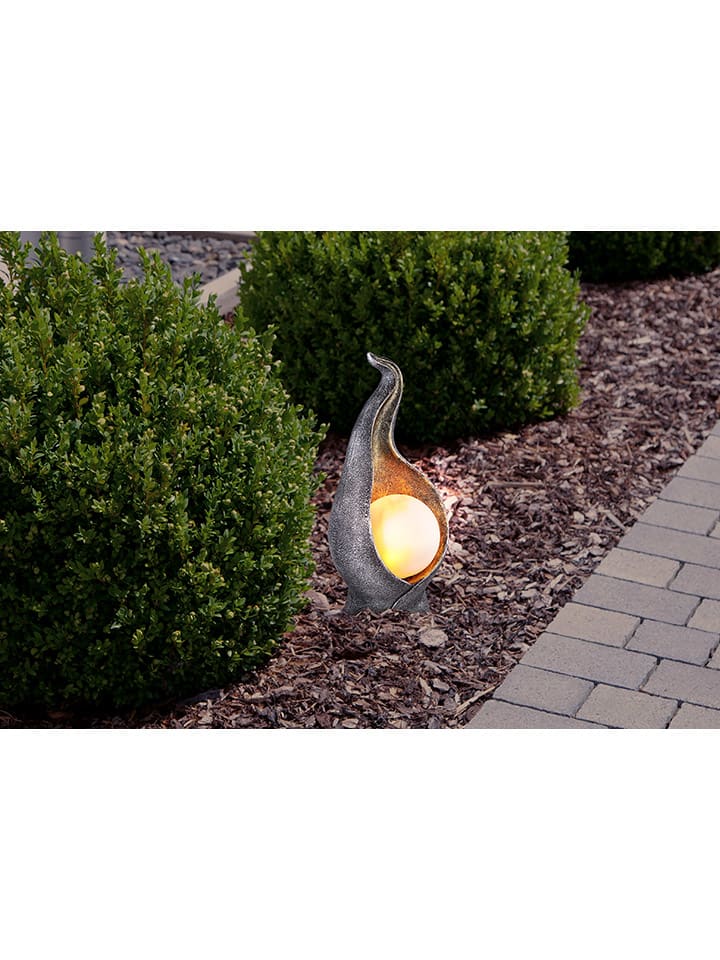 Globo lighting LED-Solar-Dekoleuchte in Silber/ Gold - (H)26,5 x Ø 11 cm günstig kaufen onesize