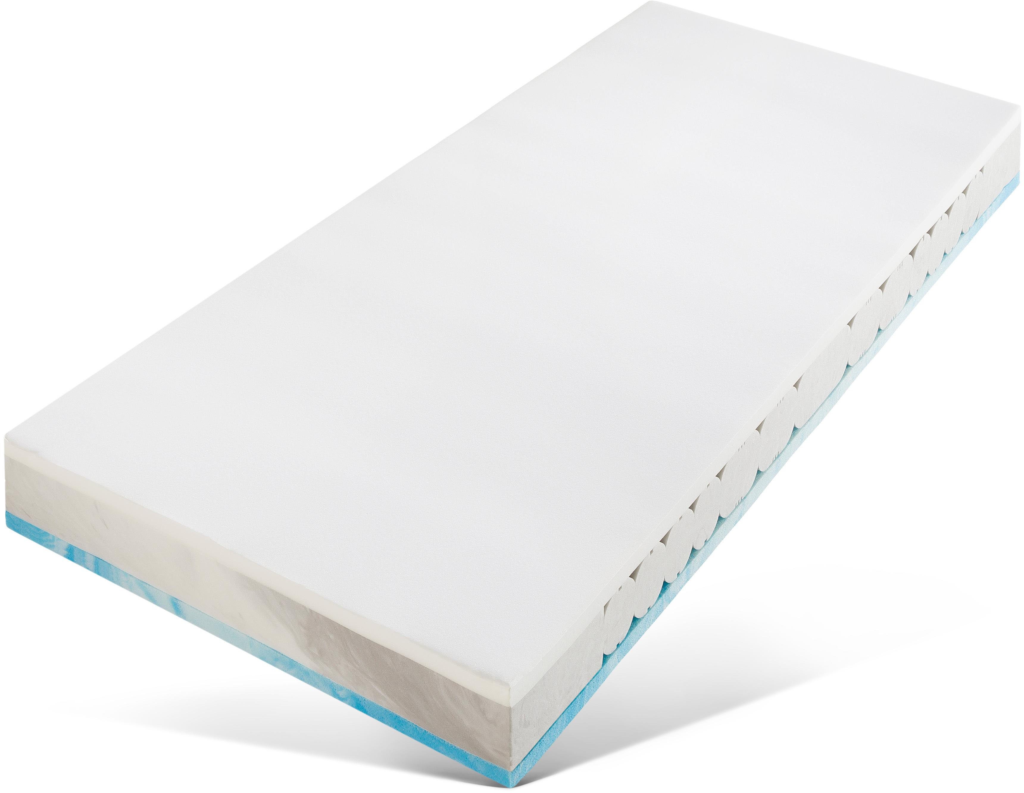 Gelschaummatratze Duo Dynamic 2300, BeSports, 23 cm hoch, Wendematratze mit zwei unterschiedlich festen Liegeseiten