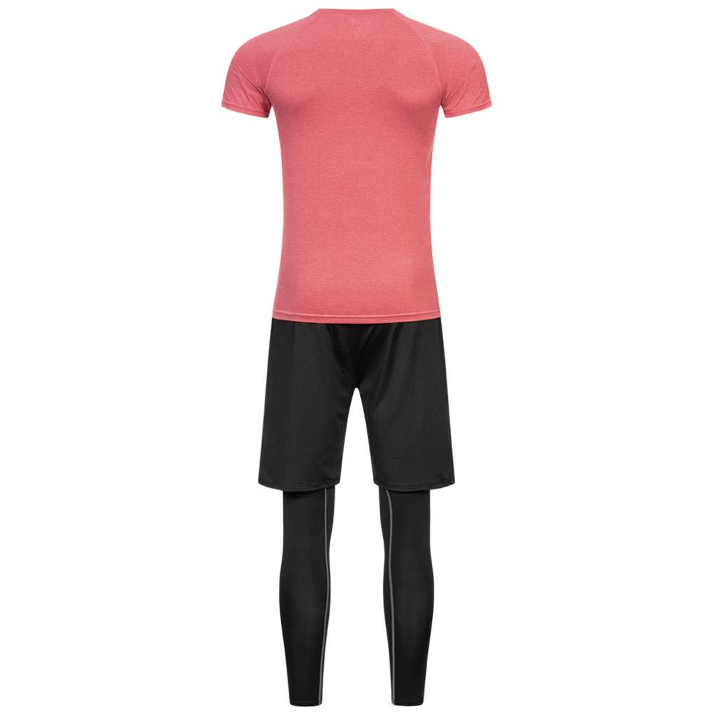 JELEX Sportinator Herren Fitness-Set 3-tlg. bordeaux-schwarz