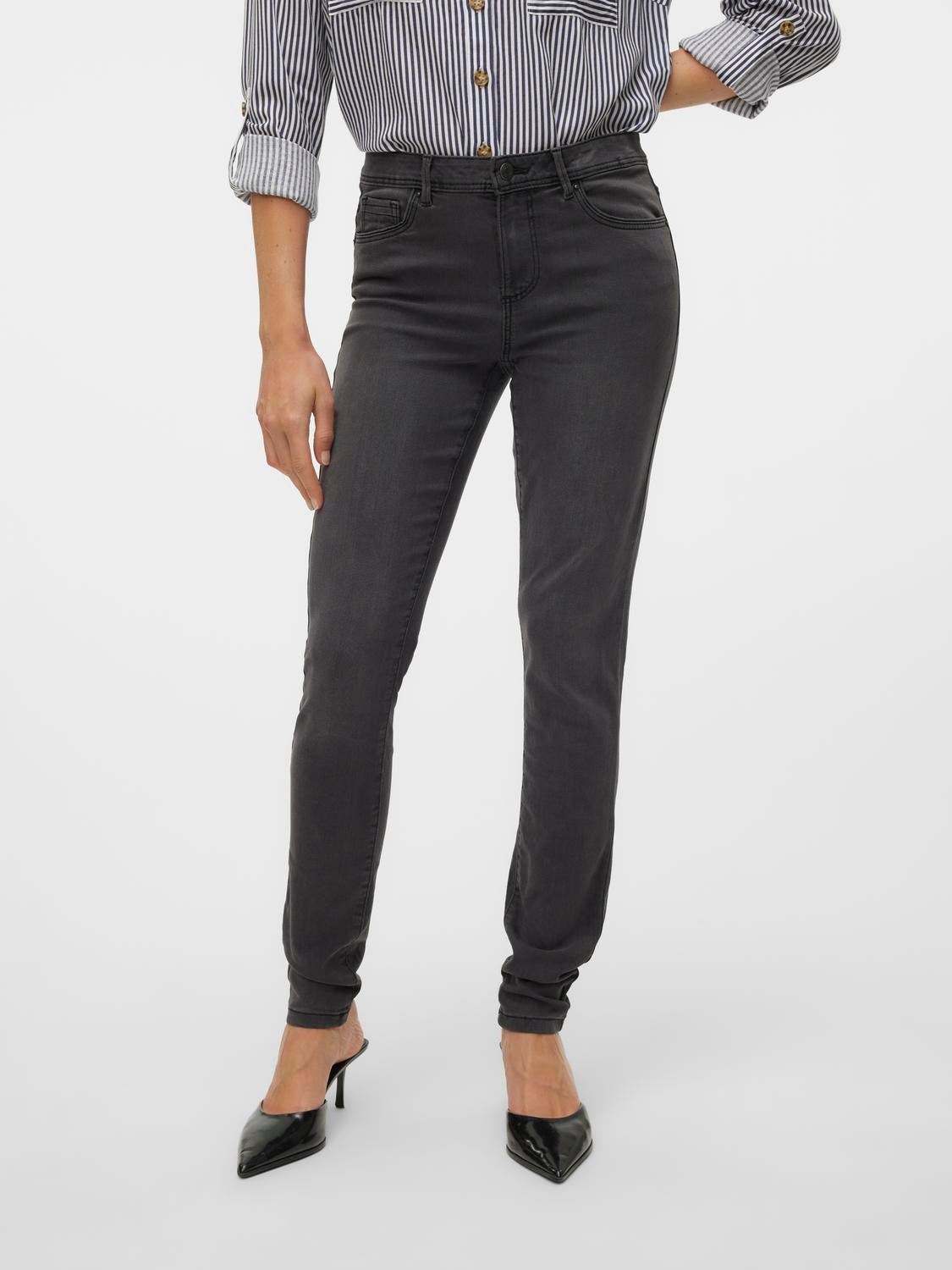 VMTANYA Mid Rise Skinny Fit Jeans
