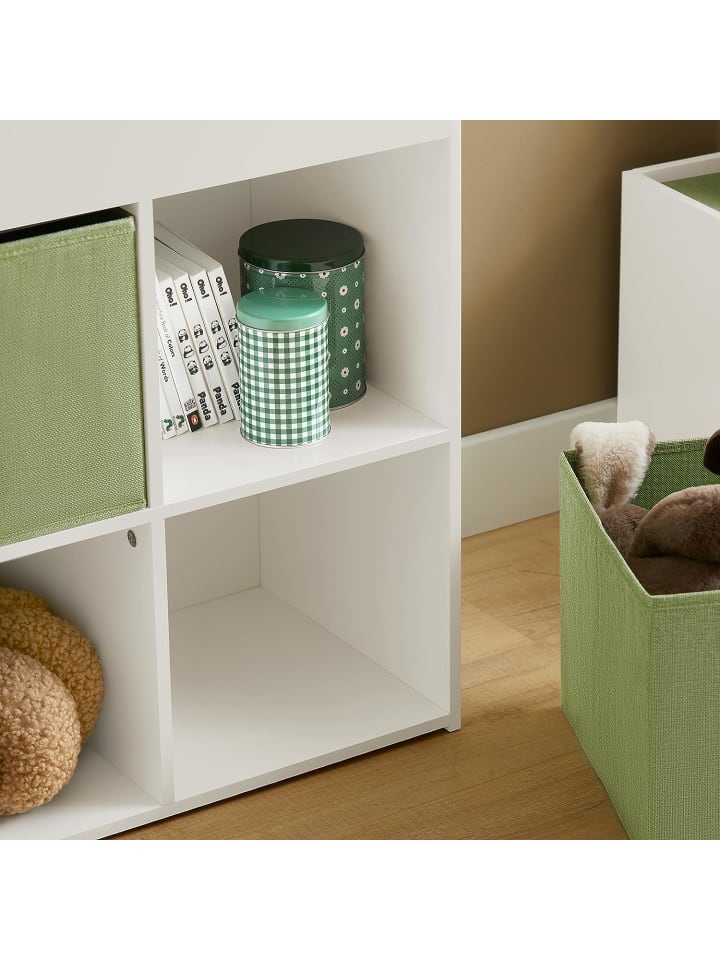 SoBuy Bücherregal in Weiß - (B)60 x (H)80 x (T)34cm günstig kaufen onesize