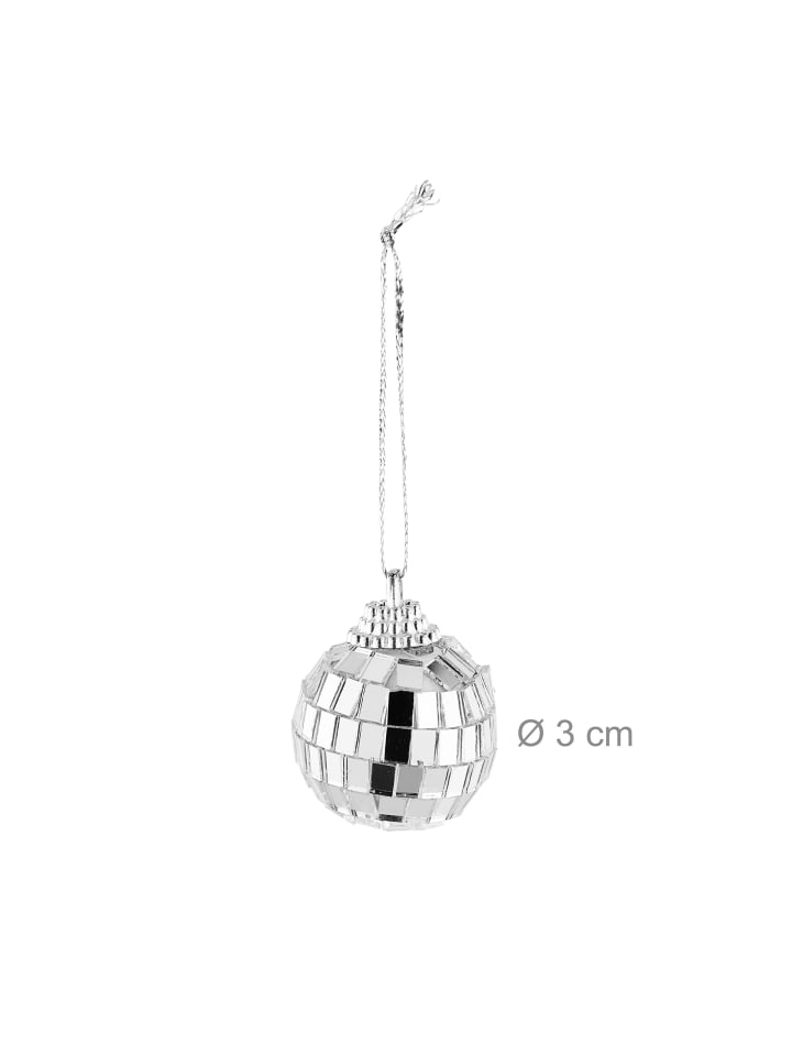 relaxdays 50 x Mini-Discokugel in Silber - Ø 3 cm günstig kaufen onesize