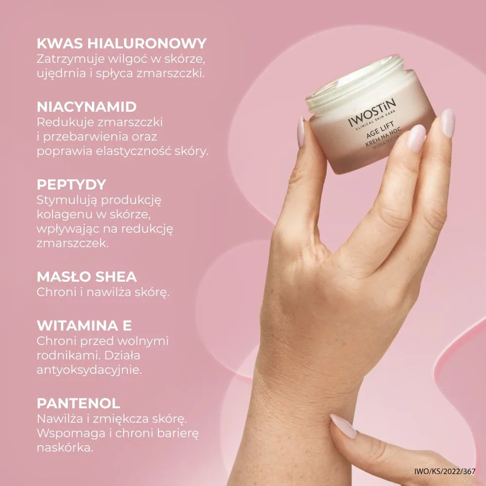 Iwostin Age Lift noćna krema za suhu kožu