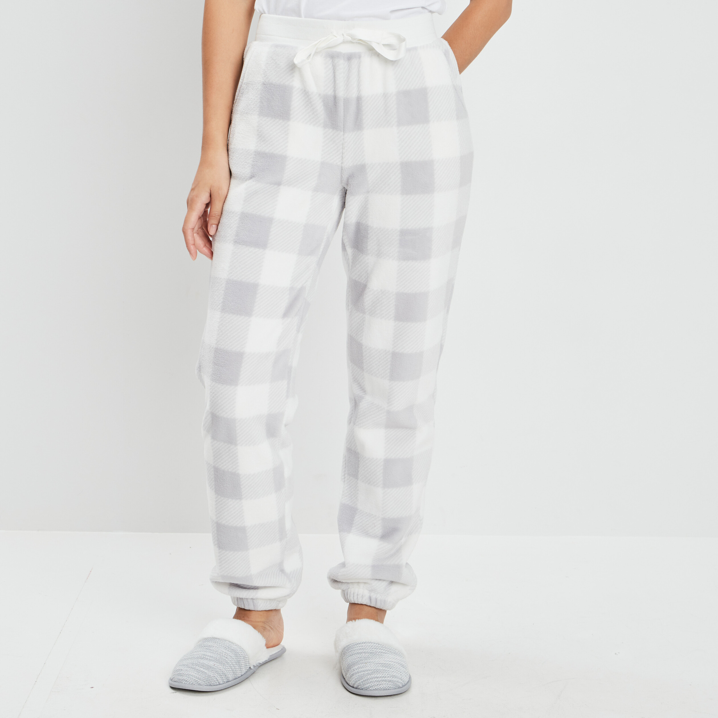 Pantalon de pyjama ecru femme | La Halle