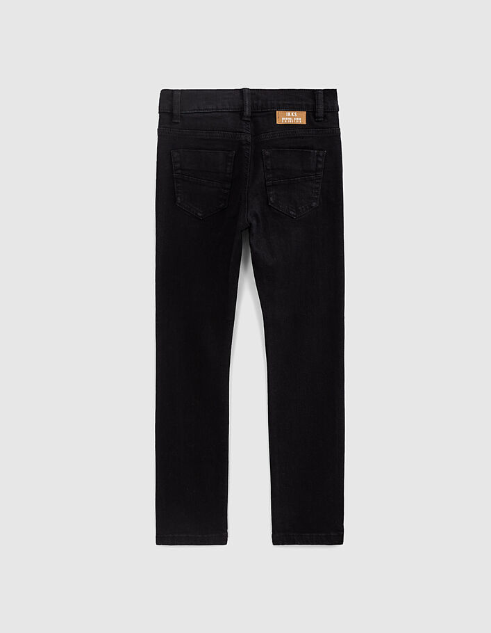 Jean slim noir Essentiel en coton bio garçon