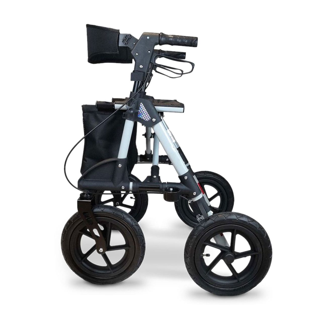 ANTAR Alu Outdoor Rollator AT51031 inkl. Gehstockhalter