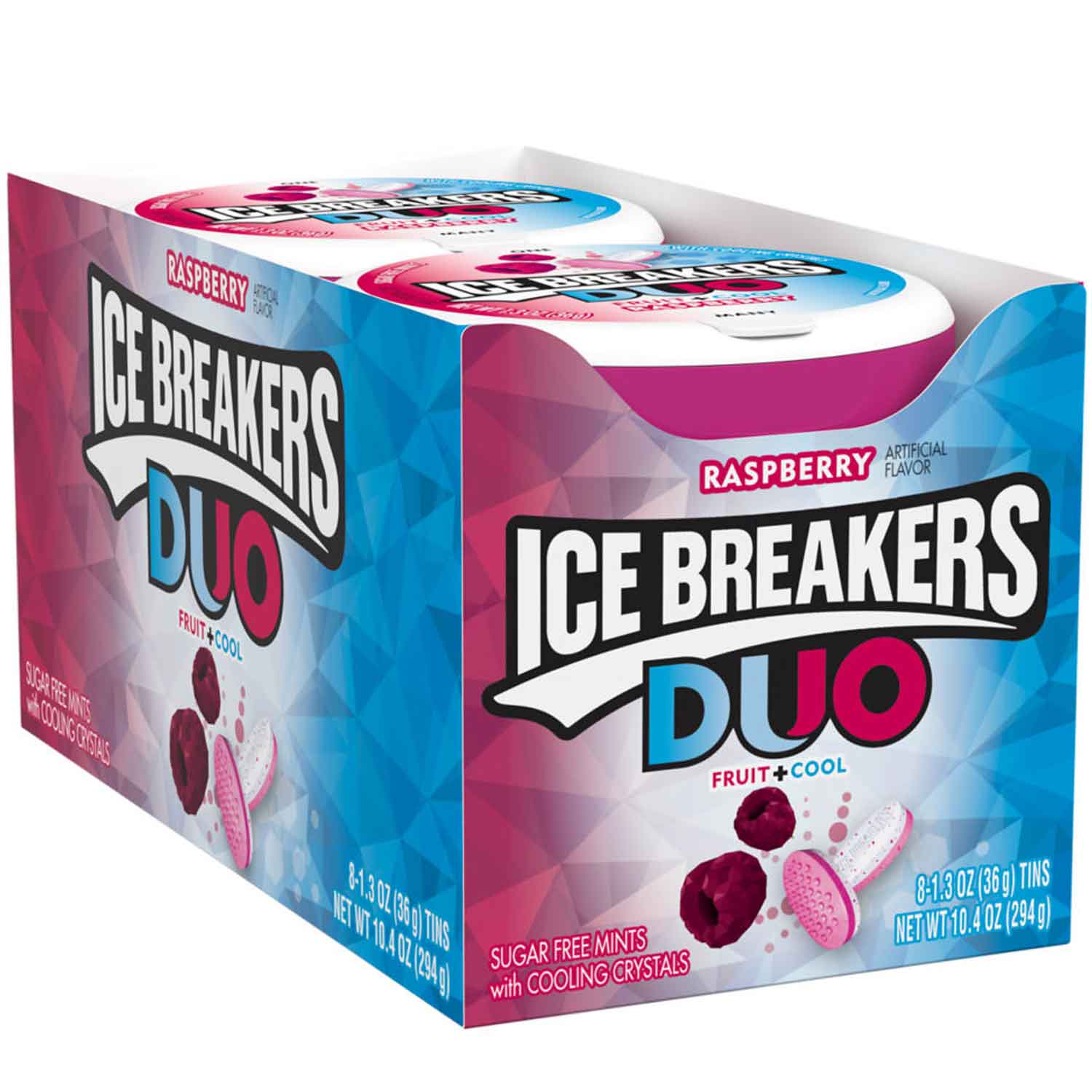 Ice Breakers Duo Fruit + Cool Raspberry sugarfree 36g