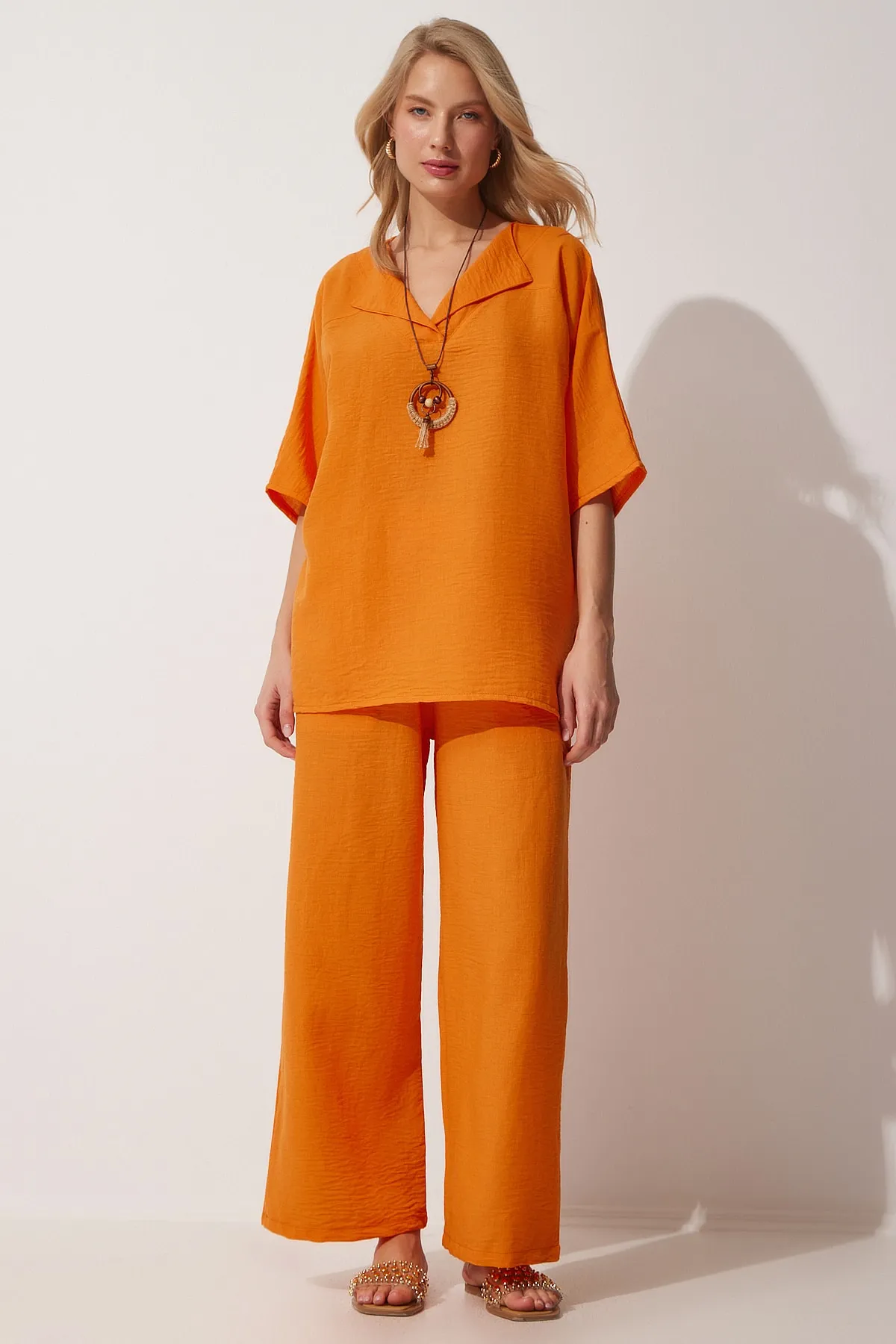 Happiness İstanbul  Zweiteiler - Orange - Regular Fit