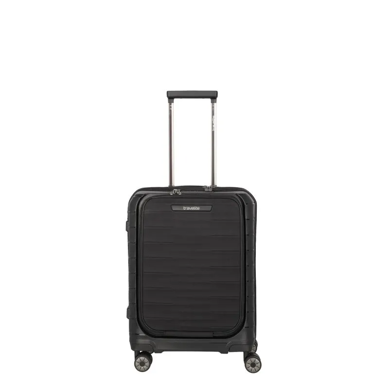 Travelite MOOBY Bordtrolley S mit Vortasche (55 cm) - Schwarz