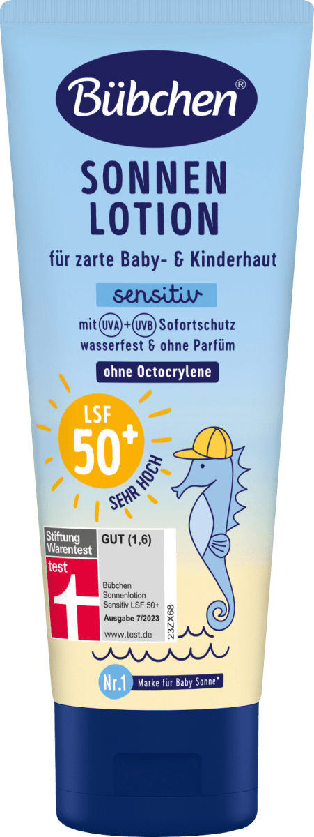 Sonnenmilch Kids sensitiv LSF 50+, parfümfrei, 100 ml
