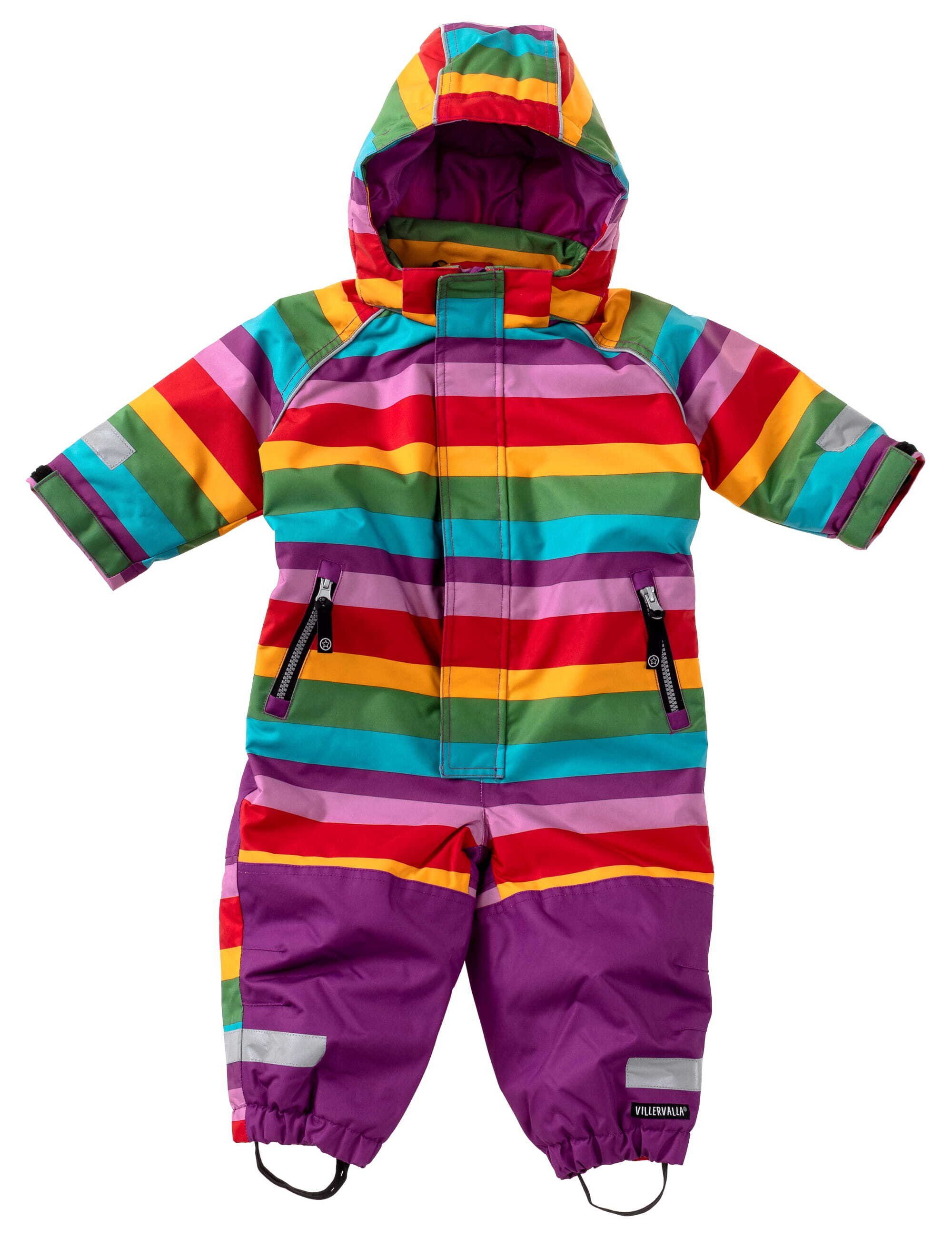 Villervalla Schneeoverall Schneeanzug Streifen (1-tlg)