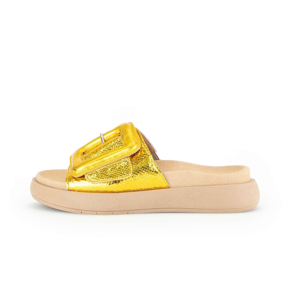 Gabor fashion Pantolette gelb
