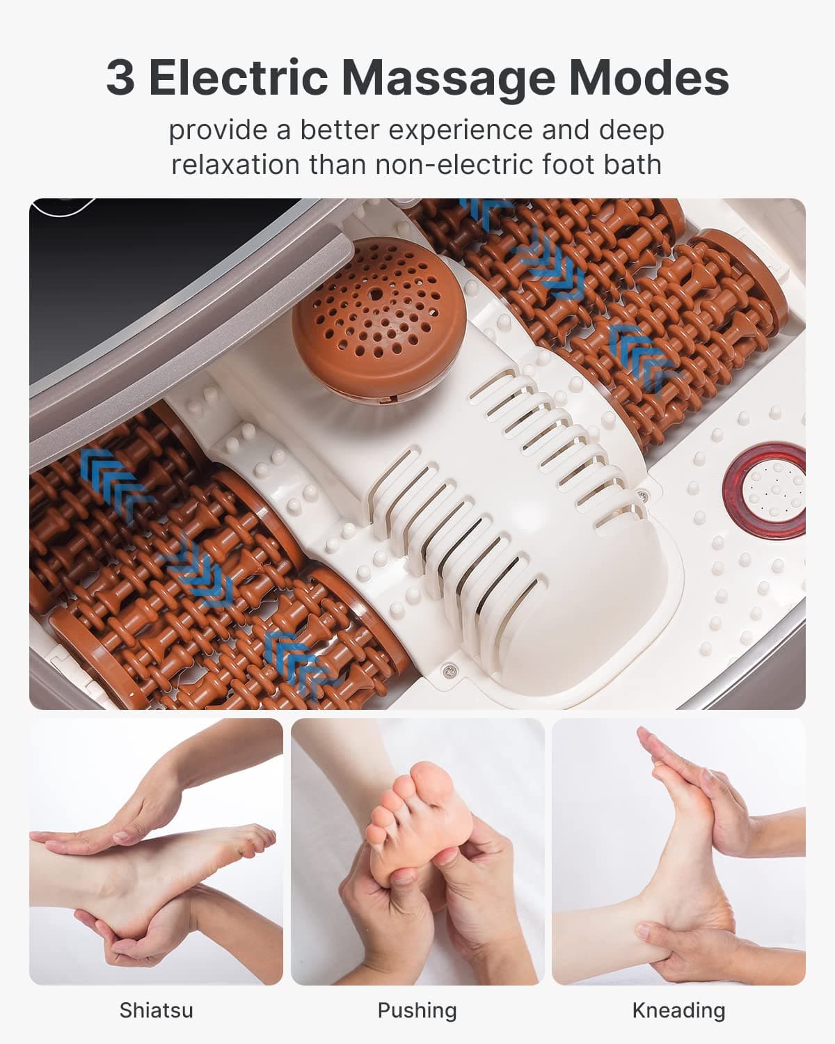 RENPHO Shiatsu Fussbad Massagerollen