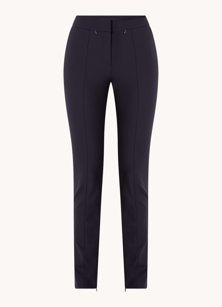 HUGO BOSS Tukeva high waist slim fit trousers with side pockets