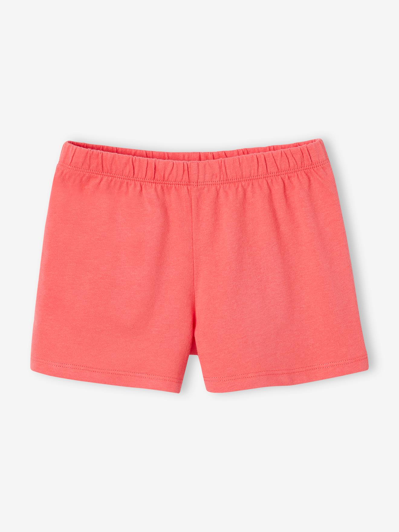 Vertbaudet 2er-Pack kurze Mädchen Schlafanzüge Oeko-Tex - rosa