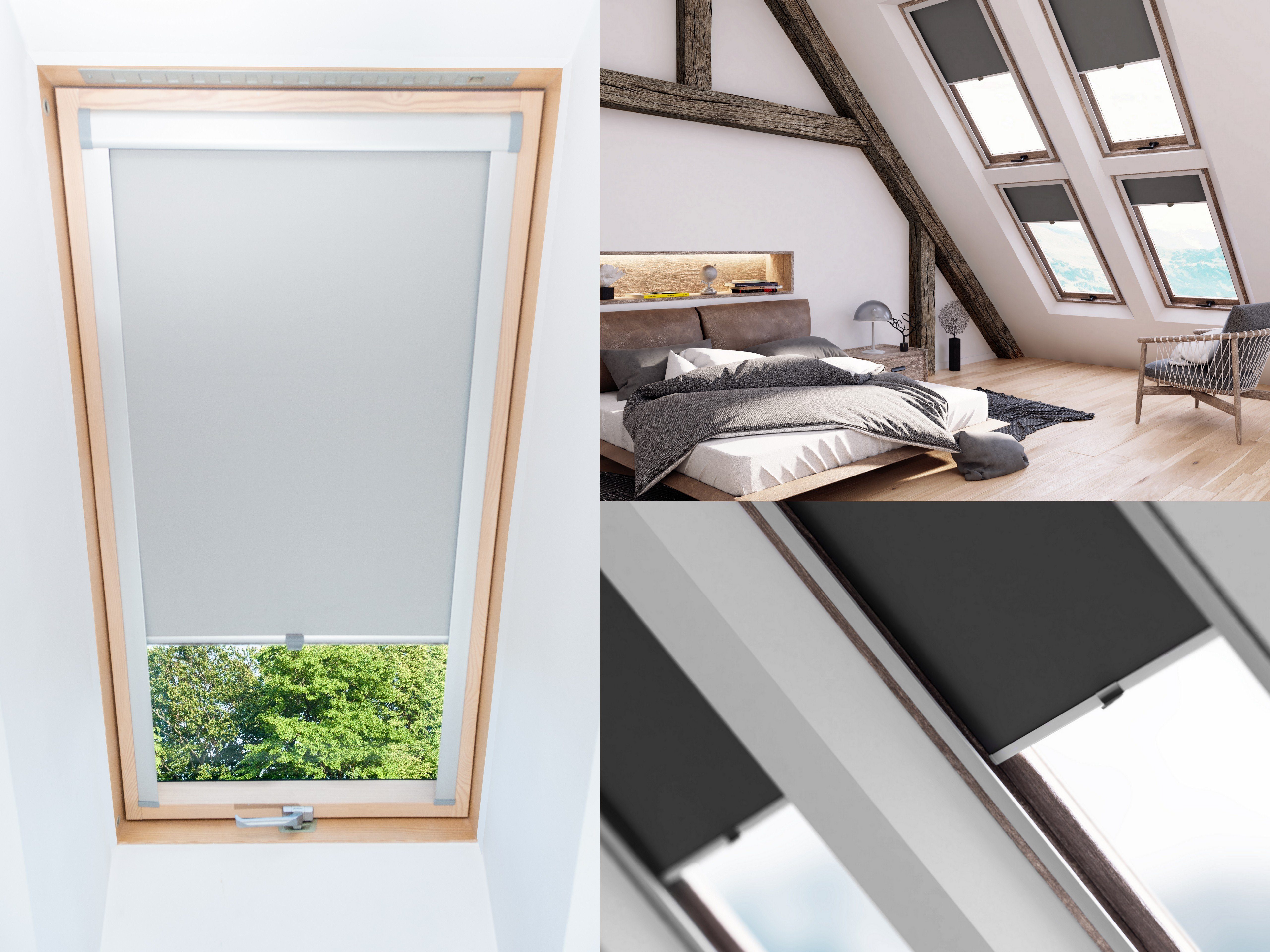 Dachfensterrollo Dachrollo Thermo verdunkelnd passend für Velux, KS Handel 24