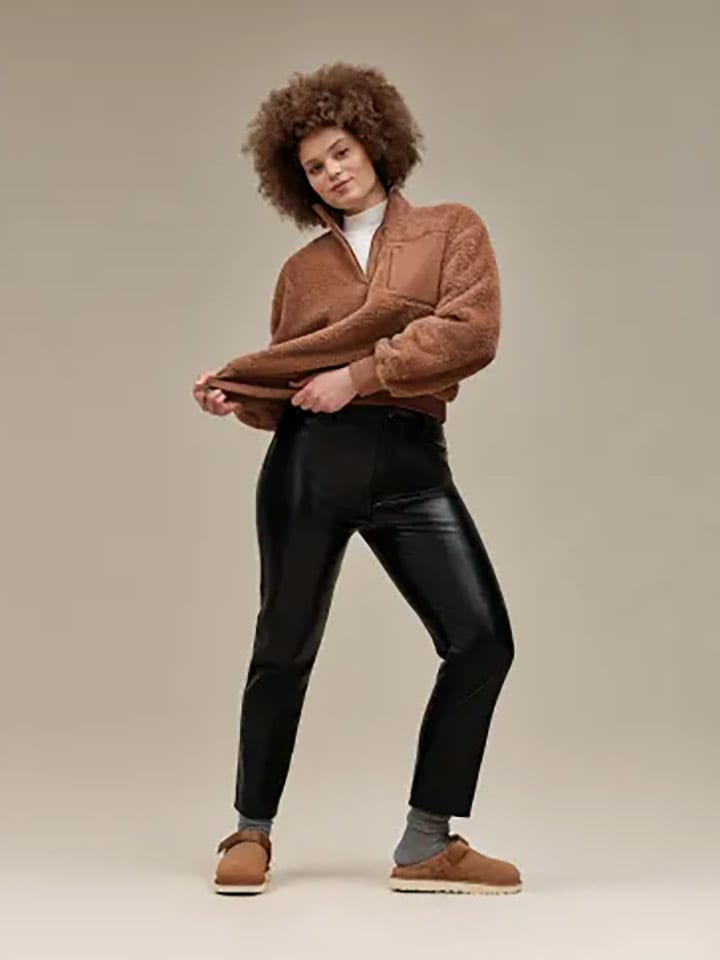 UGG Leder-Hausschuhe 