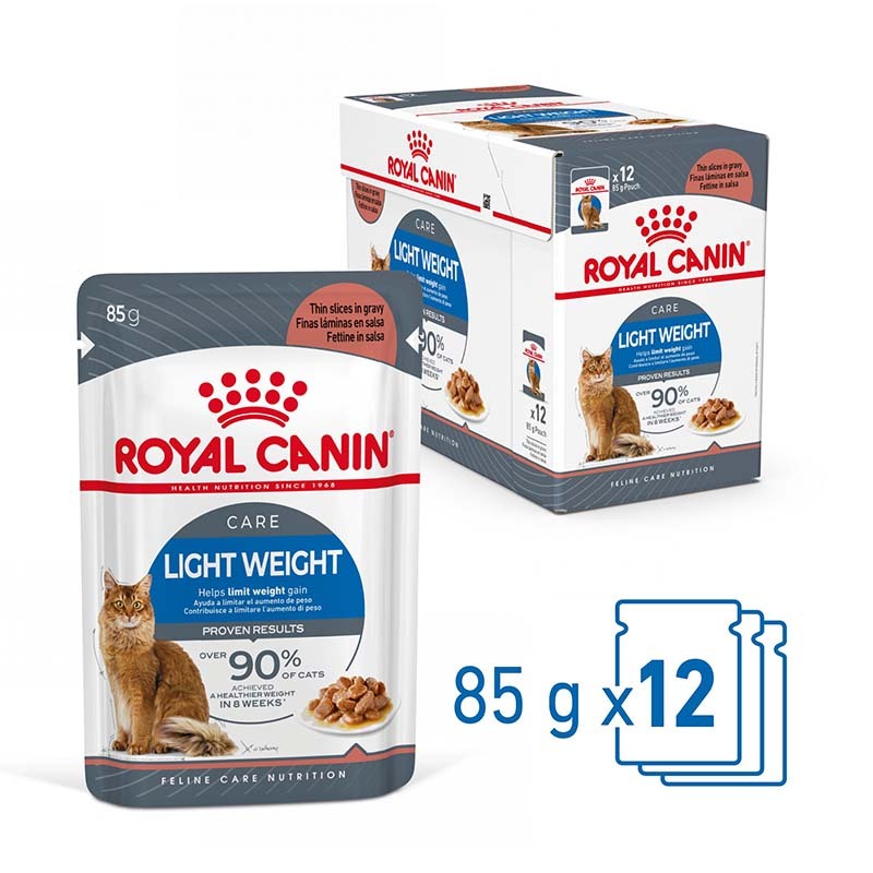 ROYAL CANIN Nassfutter ROYAL CANIN Light Weight Care 12x85g in Soße