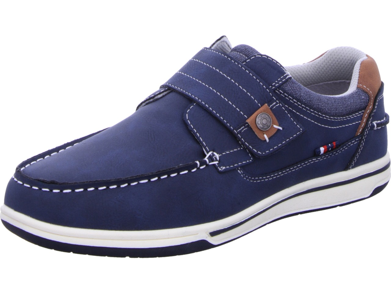 SUPREMO Komfort Slipper blau