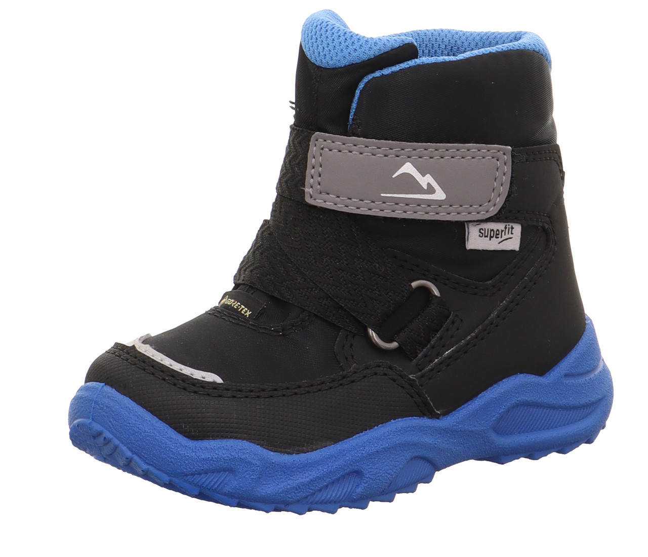 GLACIER - Schwarz/Blau Boots mit Klettverschluss