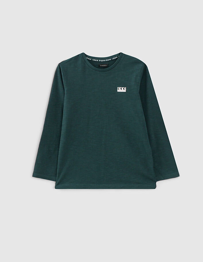 Tee-shirt émeraude Essentiel coton bio