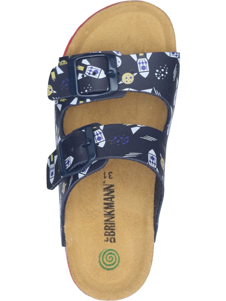 Dr. BRINKMANN Klassische Pantoletten in blau günstig kaufen