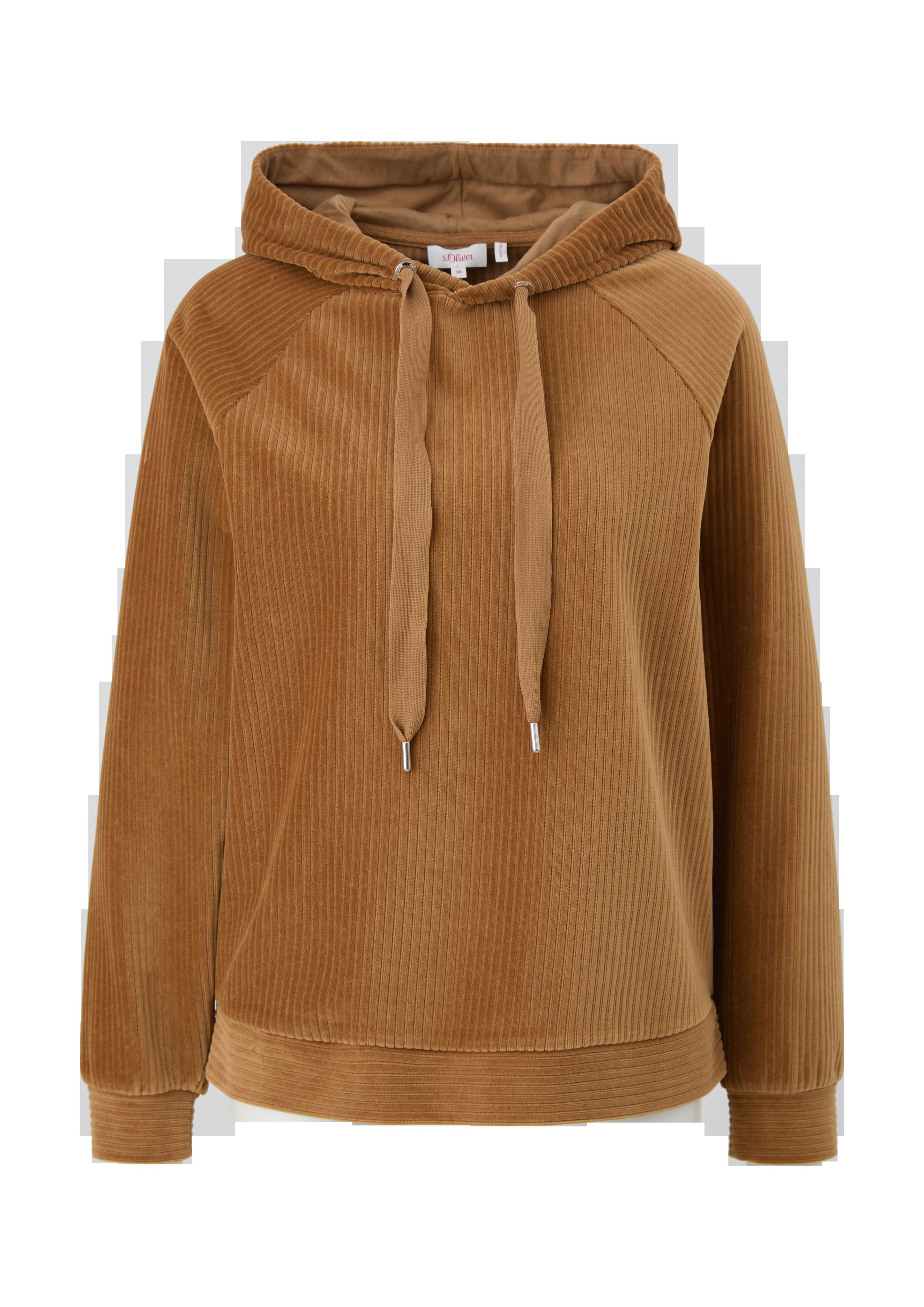 Kapuzensweatshirt aus Cord  2121938-8469