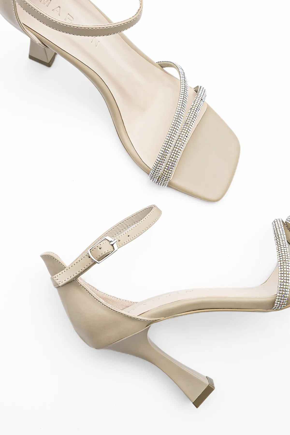 Marjin  Abendschuh - Beige - Pfennigabsatz/Stiletto