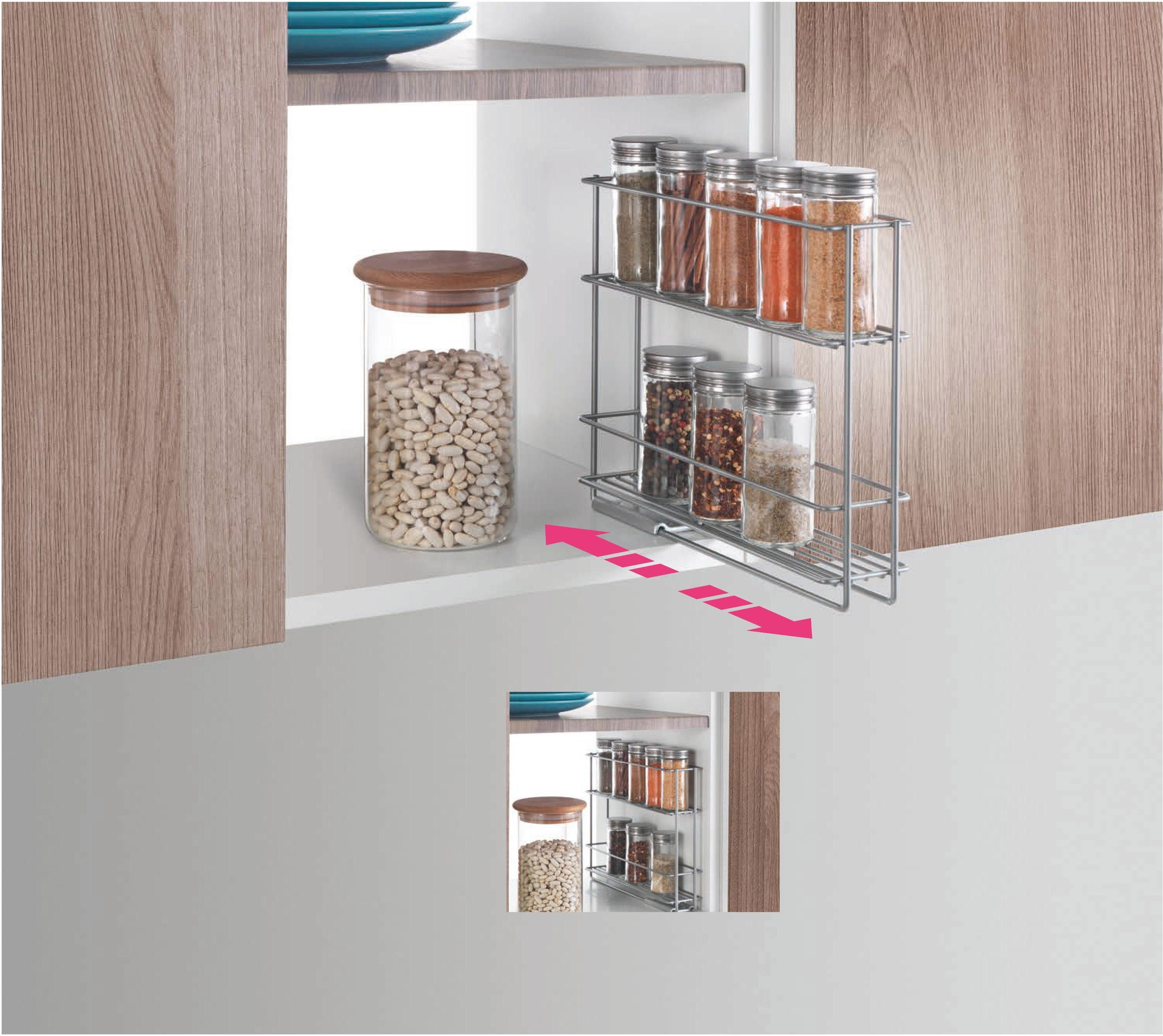 Metaltex Gewürzregal In & Out, exklusive Metaltex-Polytherm®-Beschichtung