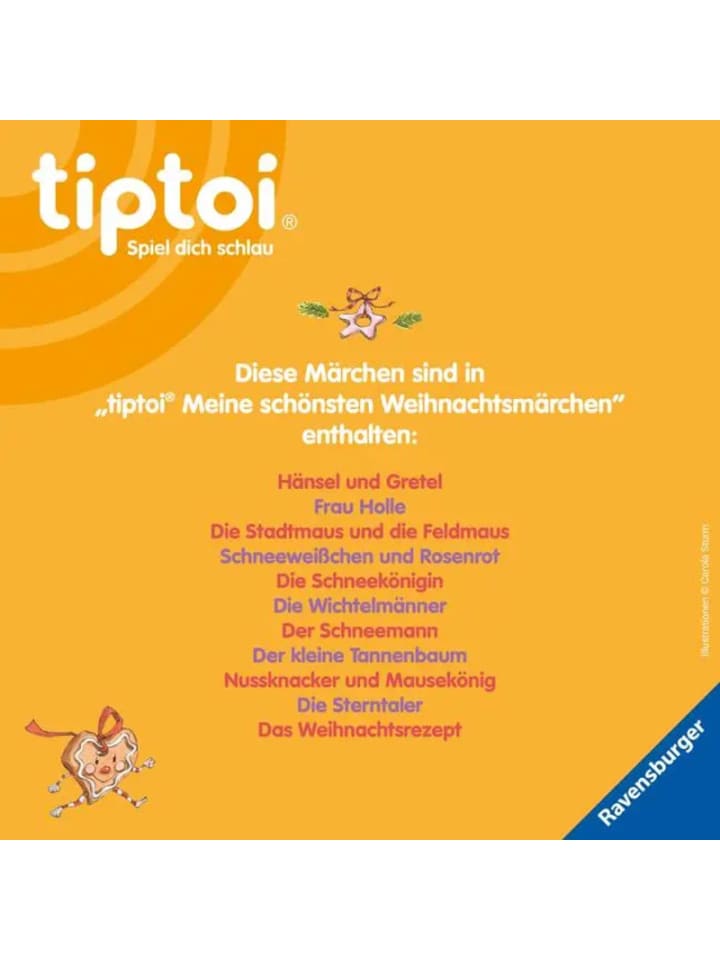 Ravensburger tiptoi® Meine schönsten Weihnachtsmärchen günstig kaufen onesize
