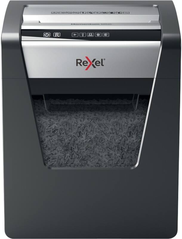 Rexel Momentum M510 Aktenvernichter Mikroschnitt Sicherheitsstufe P-5 10 Blatt
