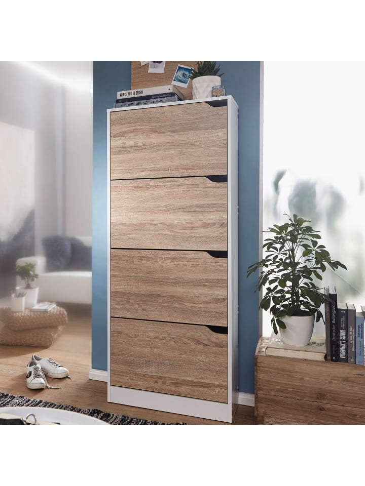 KADIMA DESIGN Schuhschrank | 150cm, 4 Fächer, Klappbar, 24 Paar günstig kaufen onesize