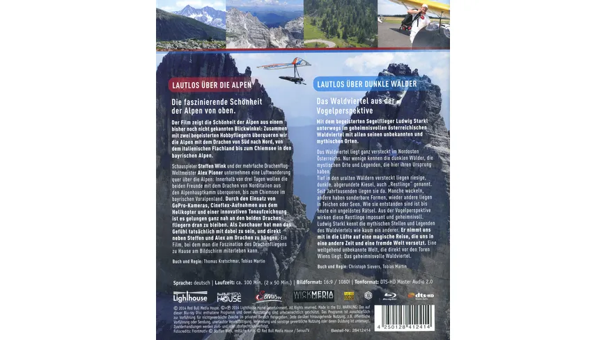 Die Luftwanderer - Lautlos über die Alpen / Lautlos über dunkle Wälder