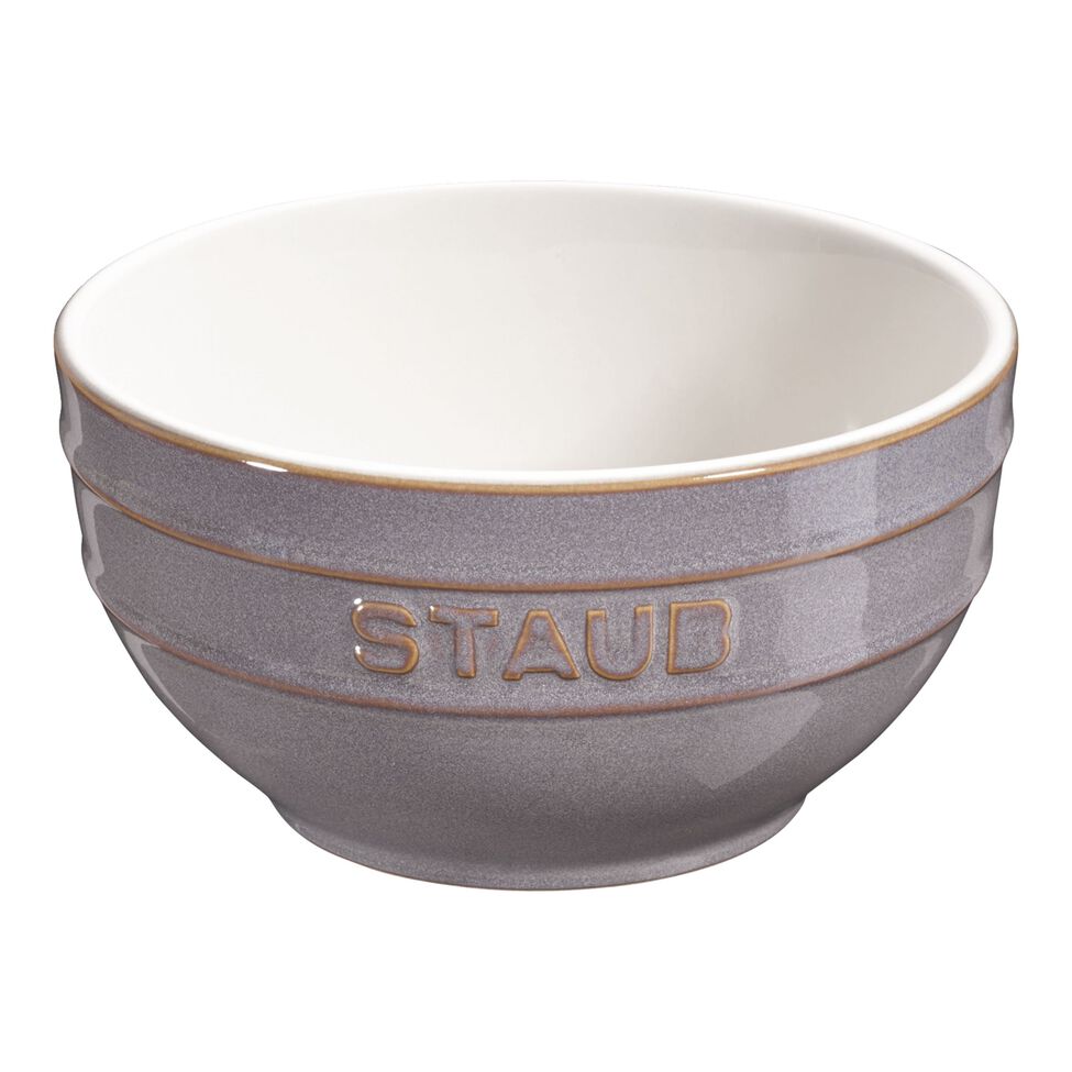 Schüssel 12 cm, Keramik, Antik-Grau
