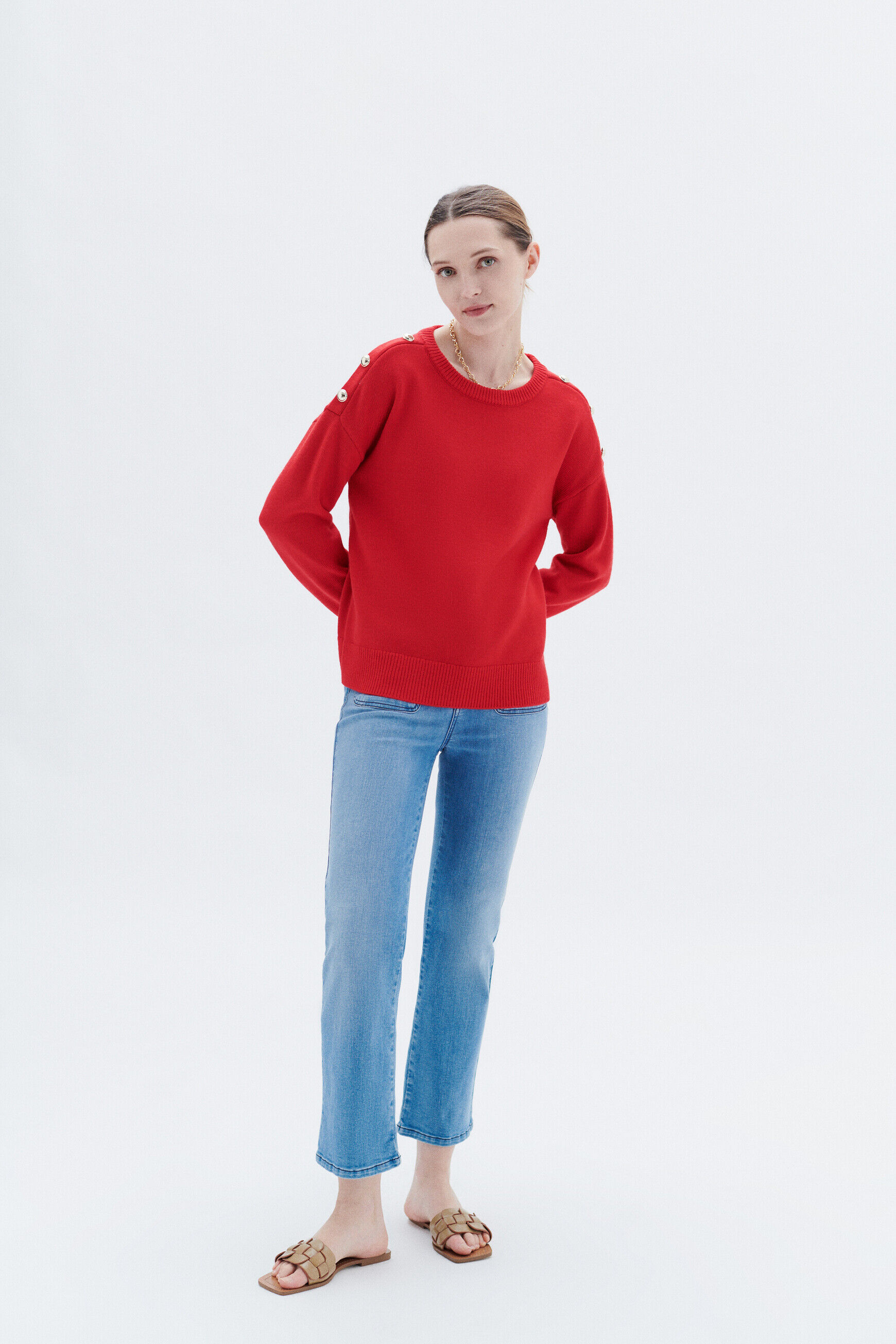 Pull marilou rouge femme