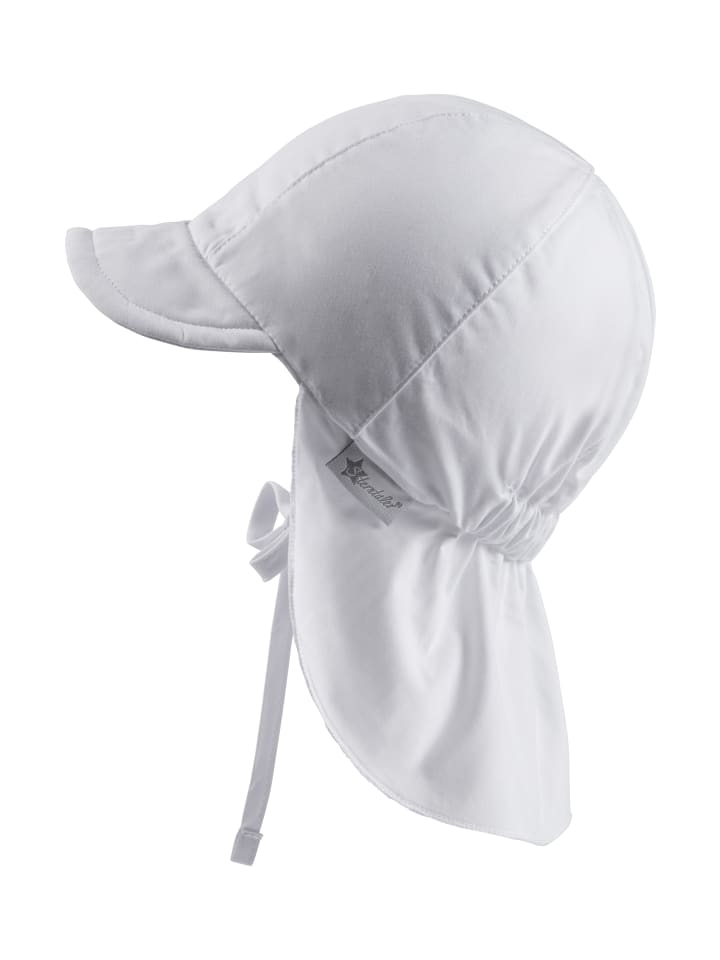Sterntaler Schirmmütze mit Nackenschutz in weiß günstig kaufen