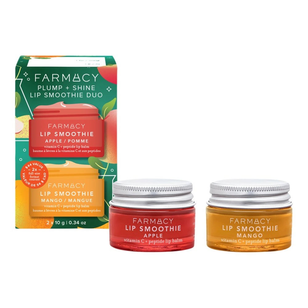Farmacy Beauty Plump + Shine Lip Smoothie Duo Soin visage