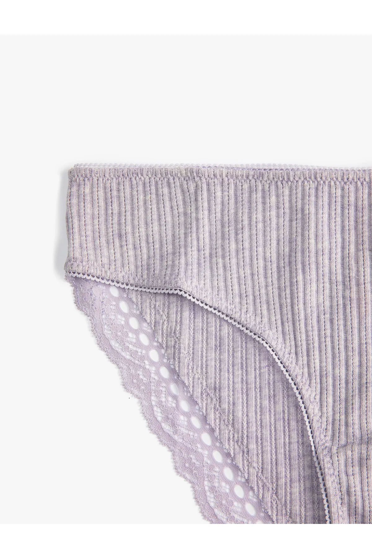 Koton  Slip aus strukturierter Spitze