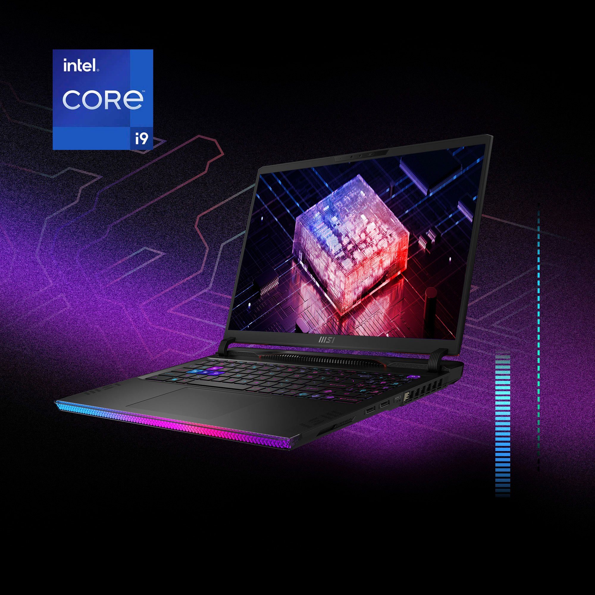 MSI Raider GE68 HX 13VG-037 Gaming-Notebook (40,6 cm/16 Zoll, Intel Core i7 13700HX, GeForce RTX 4070, 2000 GB SSD)