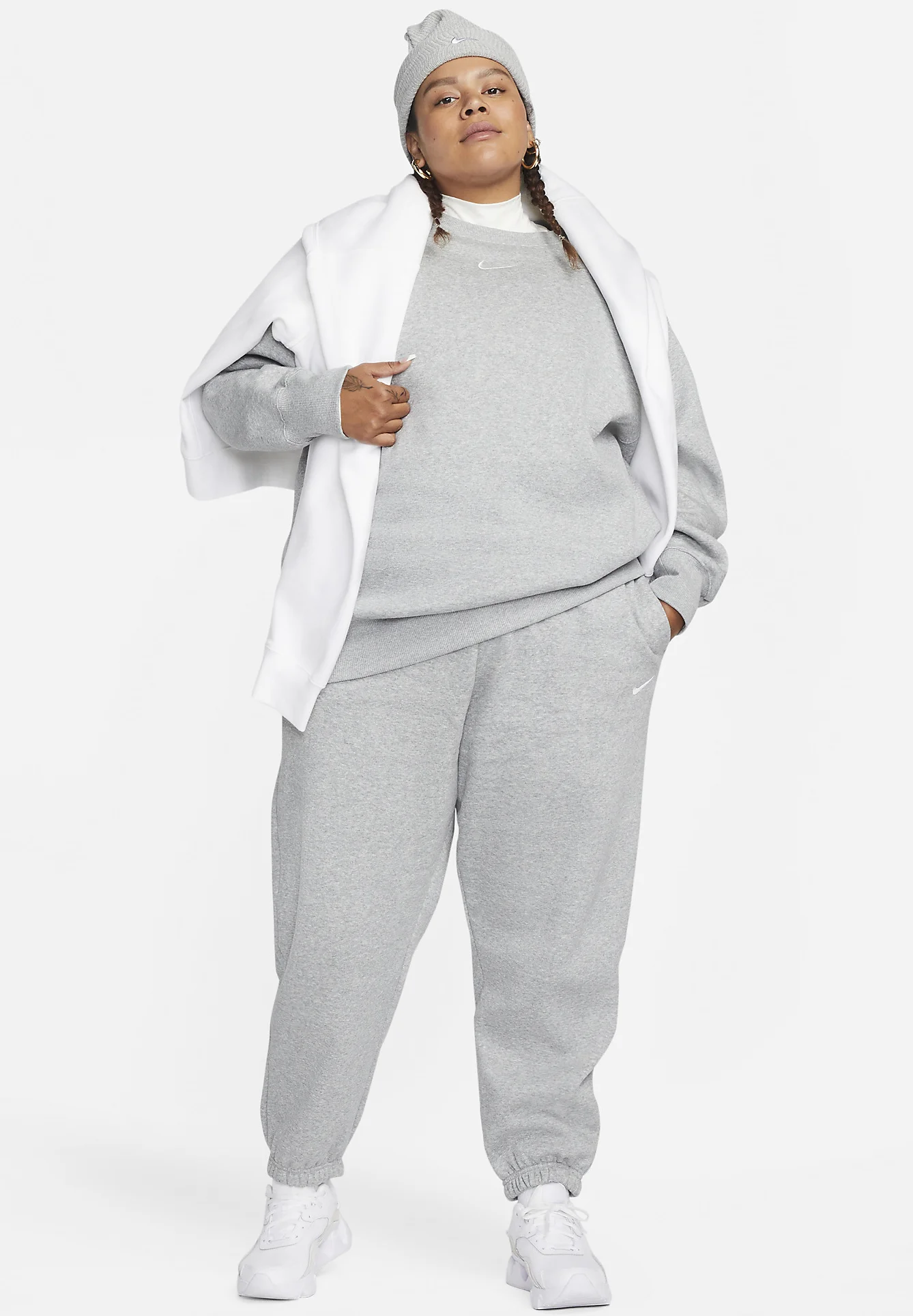 Nike Sportswear W PHNX FLC OS CREW - Sudadera