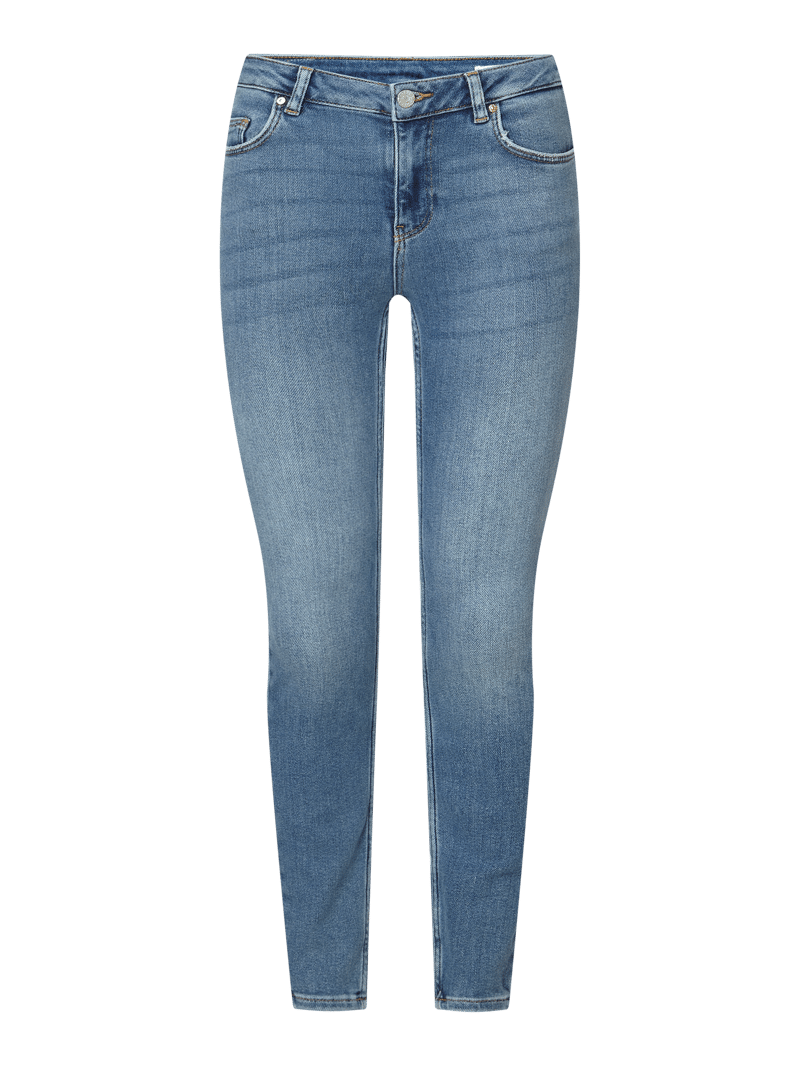 Skinny Fit Jeans mit Stretch-Anteil in blau