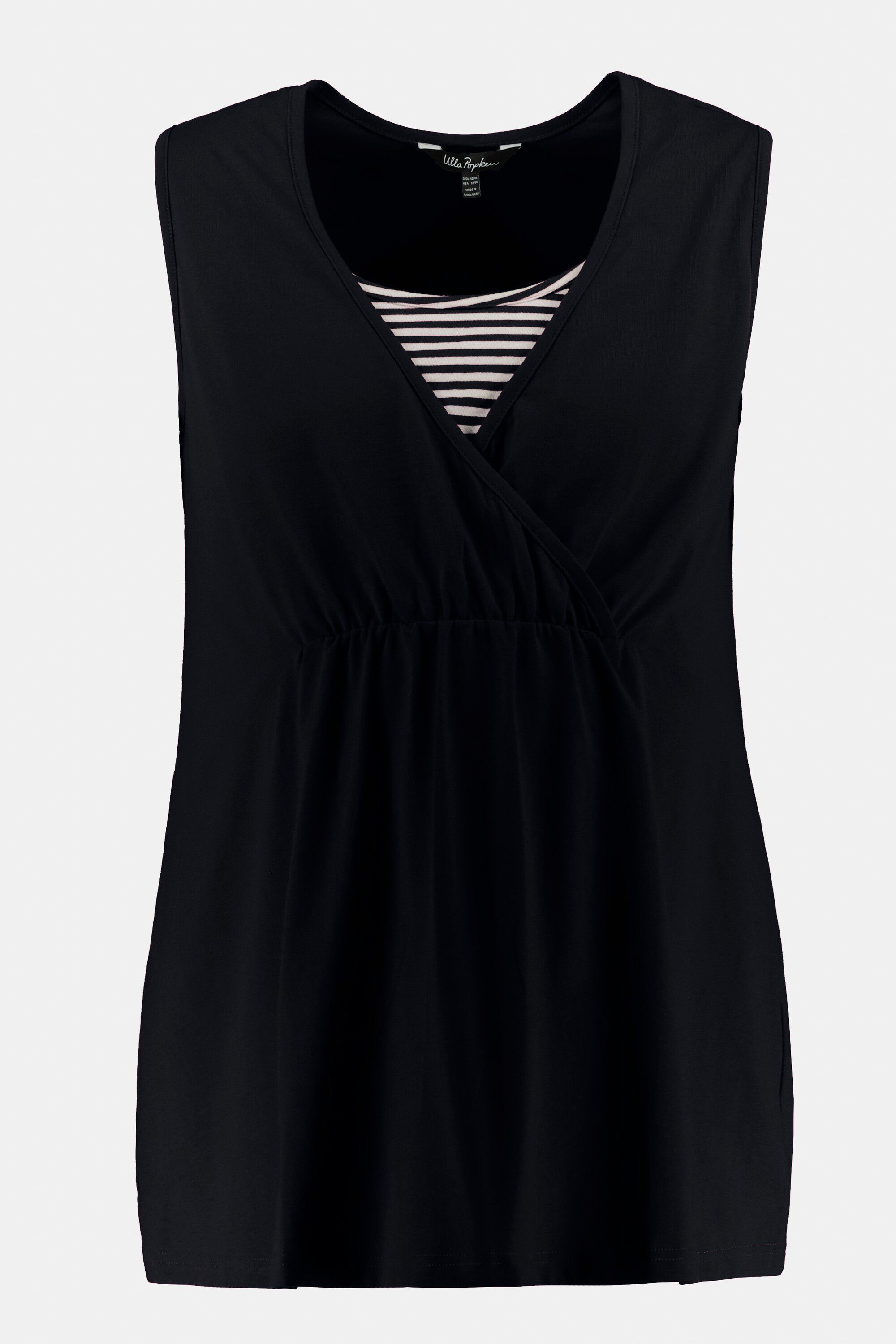 Ulla Popken Umstandsshirt Bellieva-Top 2er-Pack Umstandsmode doppellagig (2-tlg)