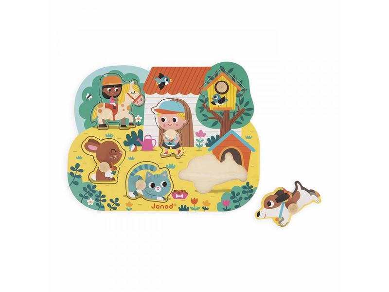 Puzzle La campagne en bois 6 pièces