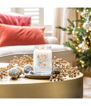 Yankee Candle White Spruce & Grapefruit Signature Jar Duftkerze-368 g