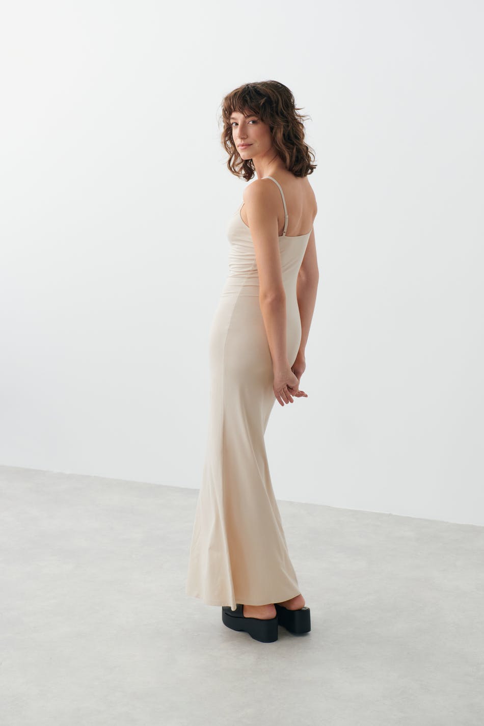Maxi slip dress