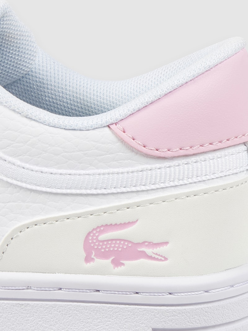 Sneaker in Leder-Optik  in weiß
