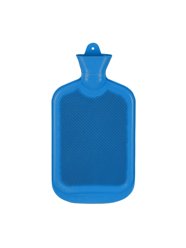 relaxdays 2x Wärmflasche in Blau günstig kaufen onesize