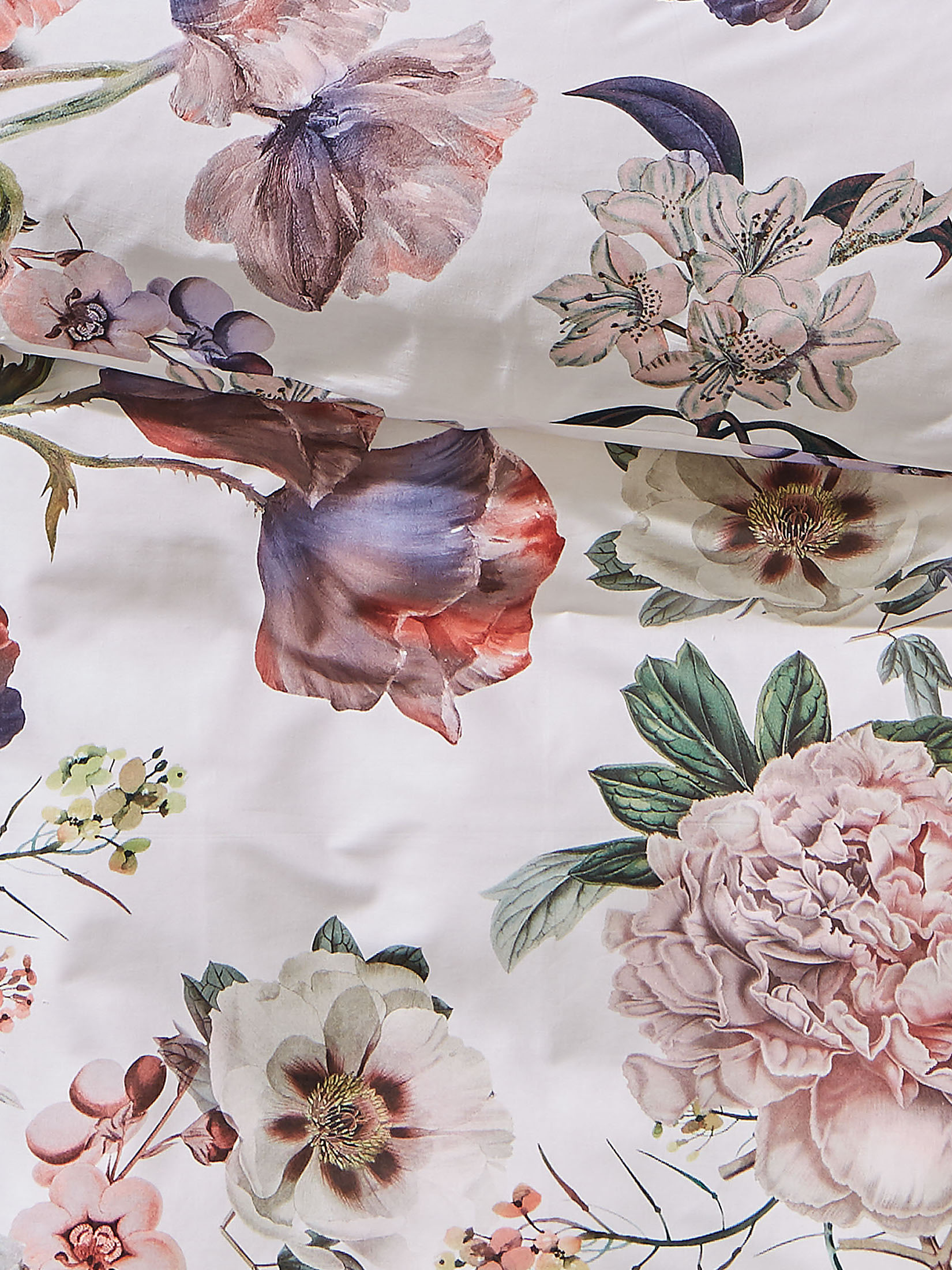 Belrose Satin-Bettwäsche, Weiss